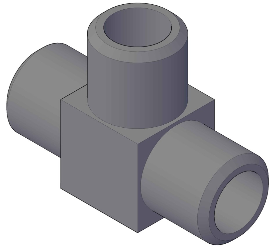 Тройник резьбовой монтажная резьба 1/2NPT мм ПОИНТ ТР-R1/2 Термометры