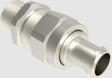 Ввод кабельный металлический для крепления не бронированного кабеля с защитой от выдёргивания во взрывозащищенном исполнении (пылевые среды) ПОИНТ МГФ-Ex tb Кабели греющие