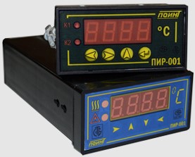 Прибор измерительный регулирующий для работы с термопреобразователями сопротивления (два оптосимистора до 250 В, 120 мА) ПОИНТ ПИР-001/1 Термометры